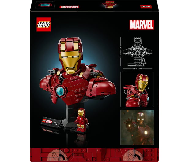 LEGO Marvel Super Heroes 76327 Popiersie Iron Mana MK4 - 1331663 - zdjęcie 11